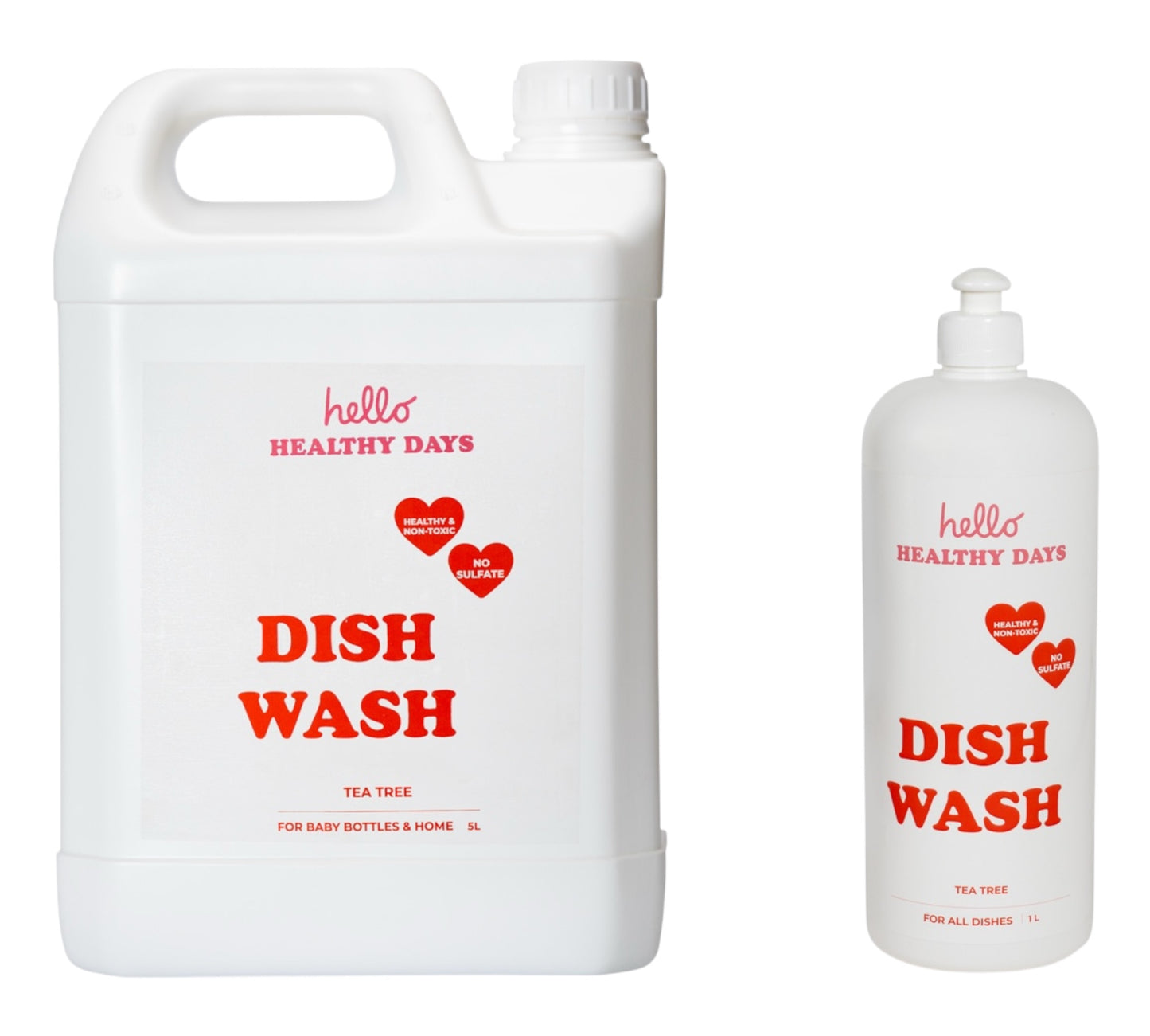 Dish Wash bundle - 1L bottle + 5L refill